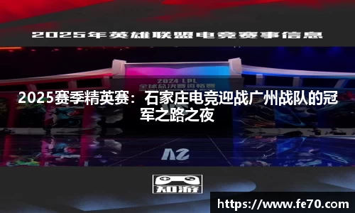 2025赛季精英赛：石家庄电竞迎战广州战队的冠军之路之夜
